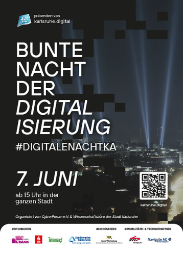 Bild:  Bunte Nacht der Digitalisierung: Poster
