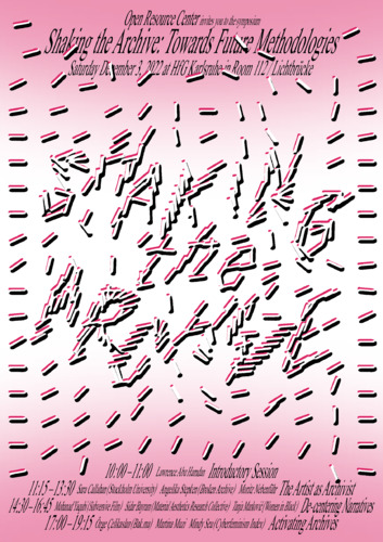 Bild:  Shaking the Archive